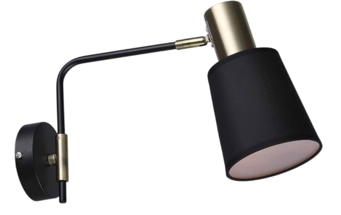 Бра Sirius B N6597/1W BK+AB
